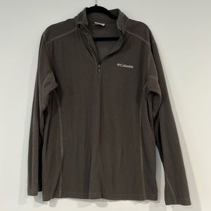 Columbia men’s size M 1/4 zip brown